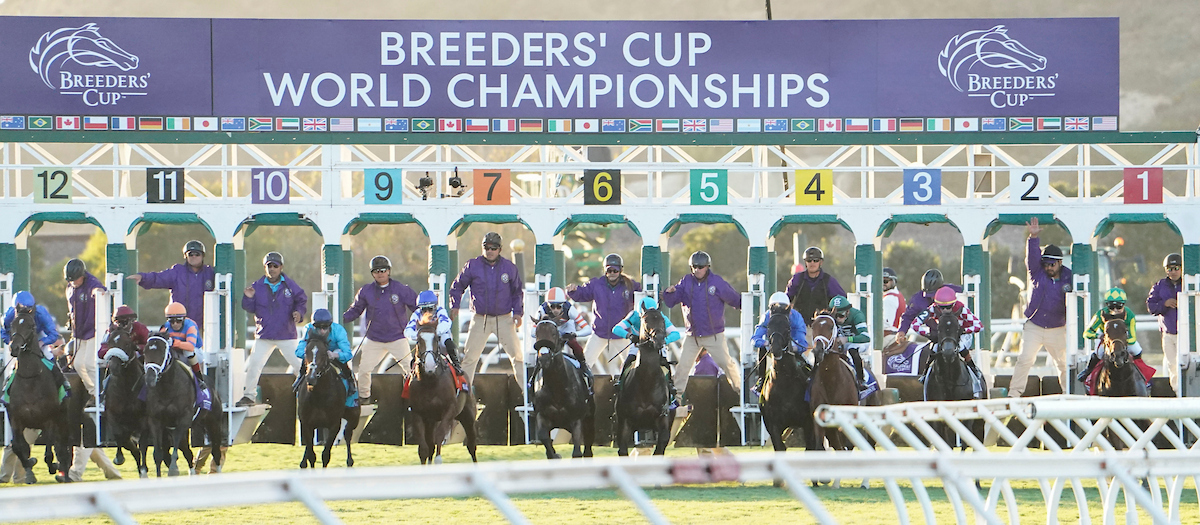 Breeders' Cup wagering Menu