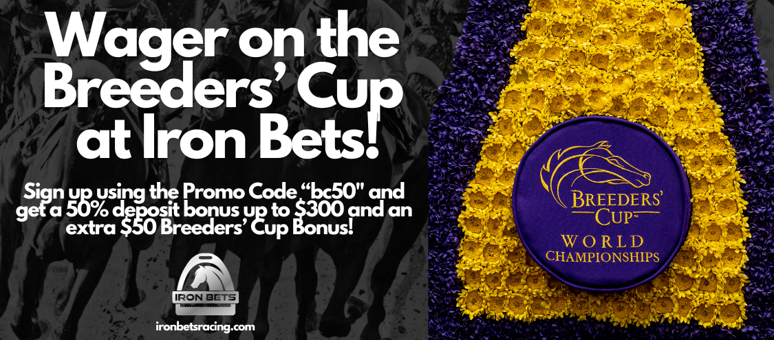 Wager on the Breeders Cup at Iron Bets Banner